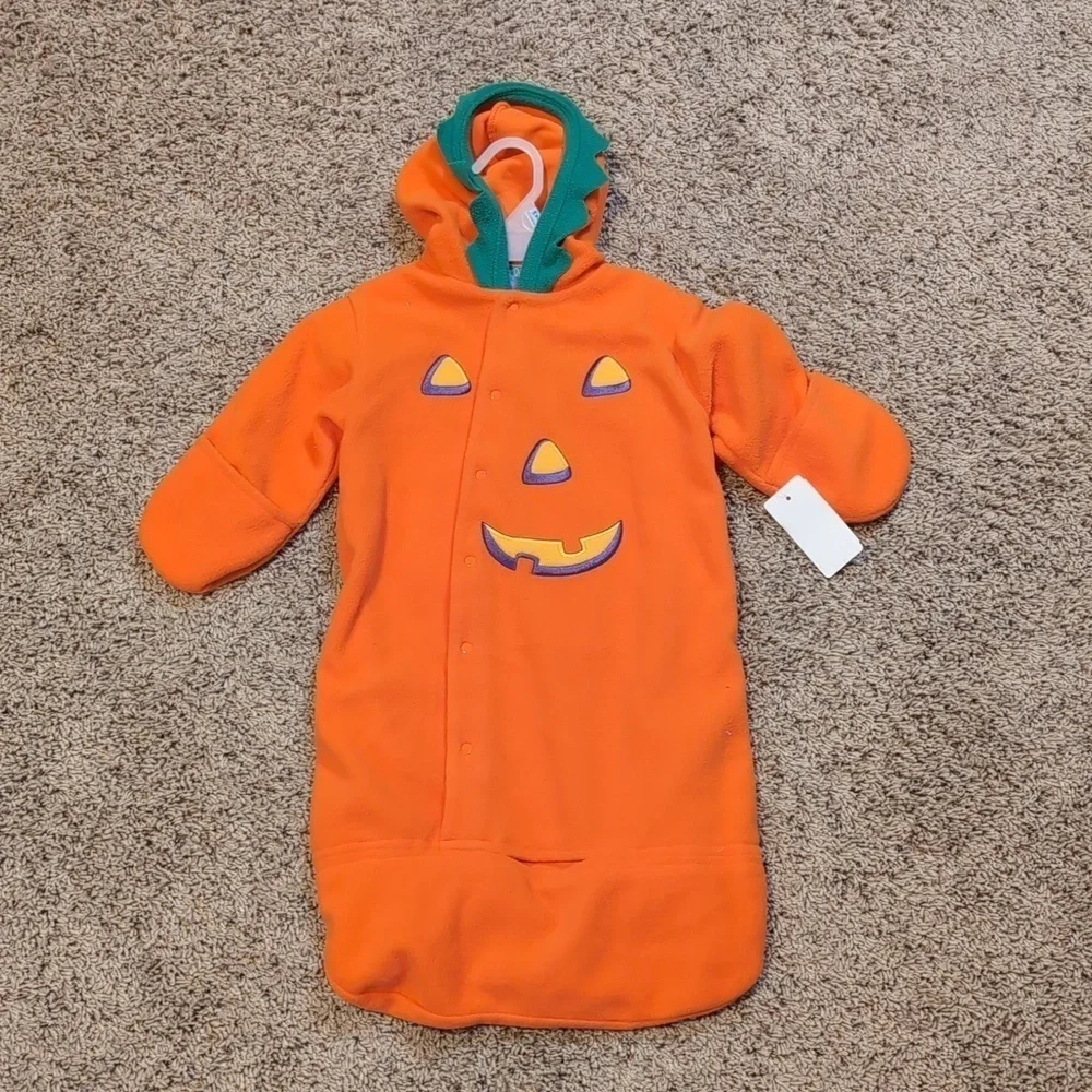 Halloween Pumpkin 3-6 month BabyGro Costume NWT  **ships tomorrow**